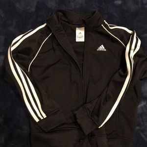 adidas striped jacket